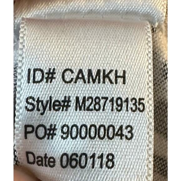 Anne Klein Women's Geometric Shapes White Black Tunic Side Split Small - Picture 5 of 6